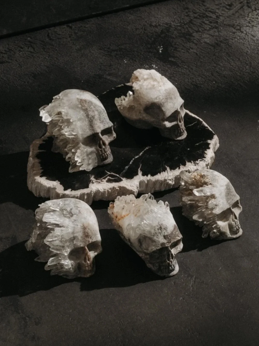 Child of Wild Resurrection Skull Geodes Skull Quartz decor quartz geode